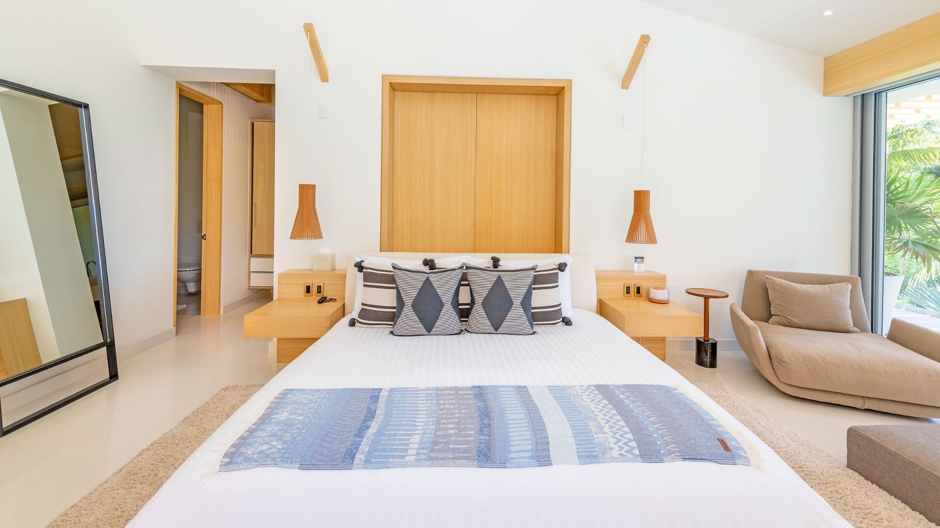 Casa Brisa – 7-Bedroom Ocean-View Villa in Kupuri Estates, Punta Mita — interior living spaces — luxury villa in Punta Mita