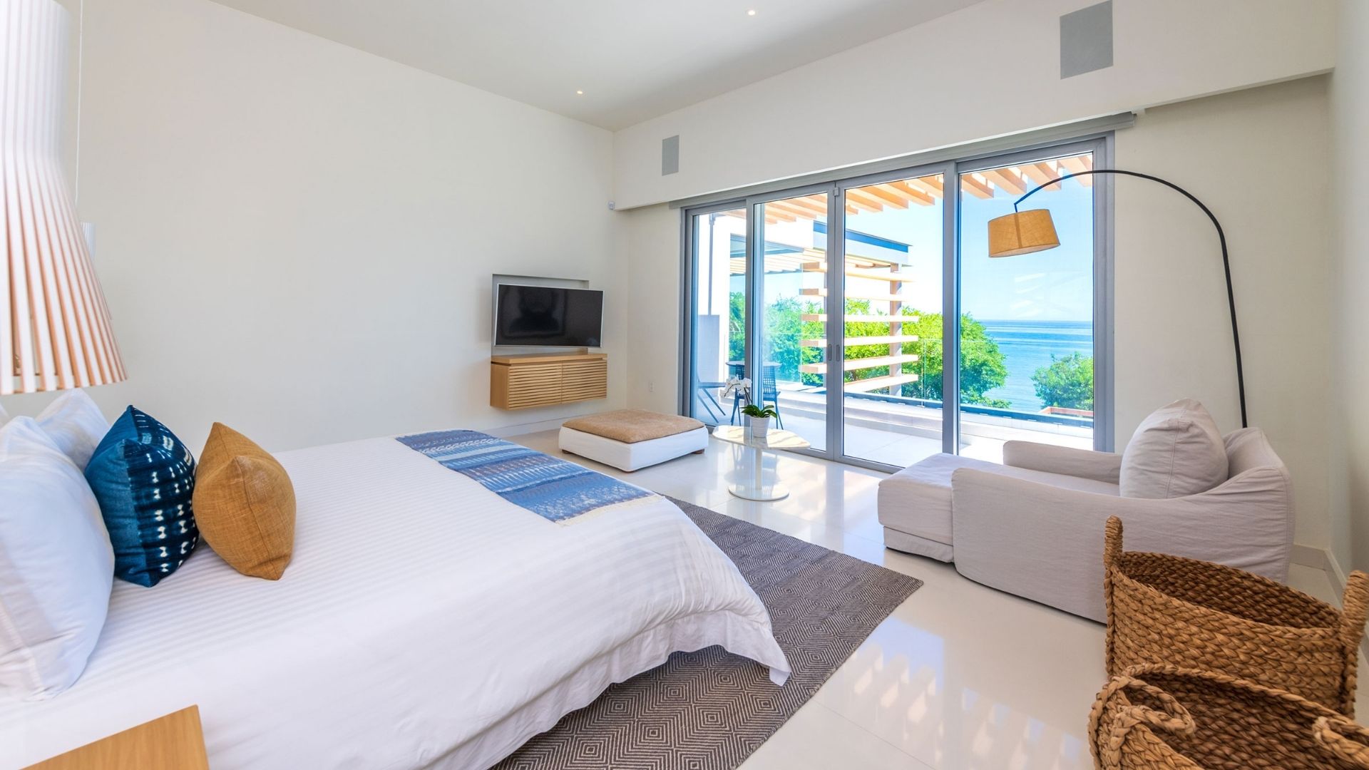 Casa Brisa – 7-Bedroom Ocean-View Villa in Kupuri Estates, Punta Mita — master bedroom suite — luxury villa in Punta Mita