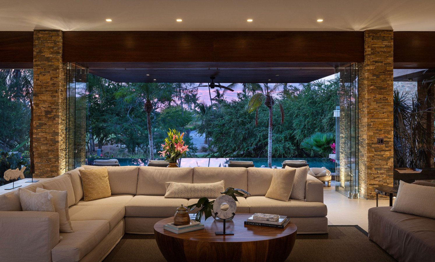 Casa Herradura – 6-Bedroom Golf-View Villa in Lagos del Mar, Punta Mita — exterior view — luxury villa in Punta Mita