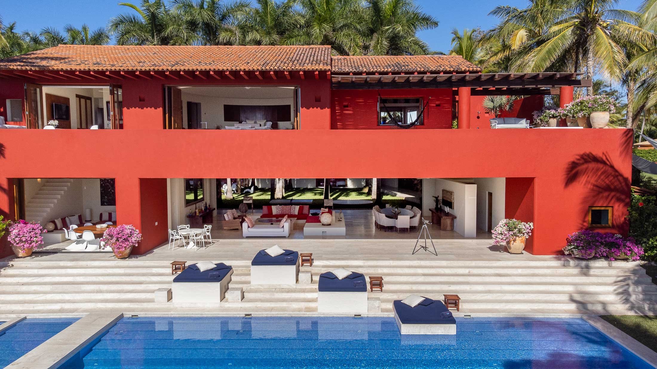 Casa Pacifica – 7-Bedroom Oceanfront Villa in Ranchos Estates, Punta Mita — space 83