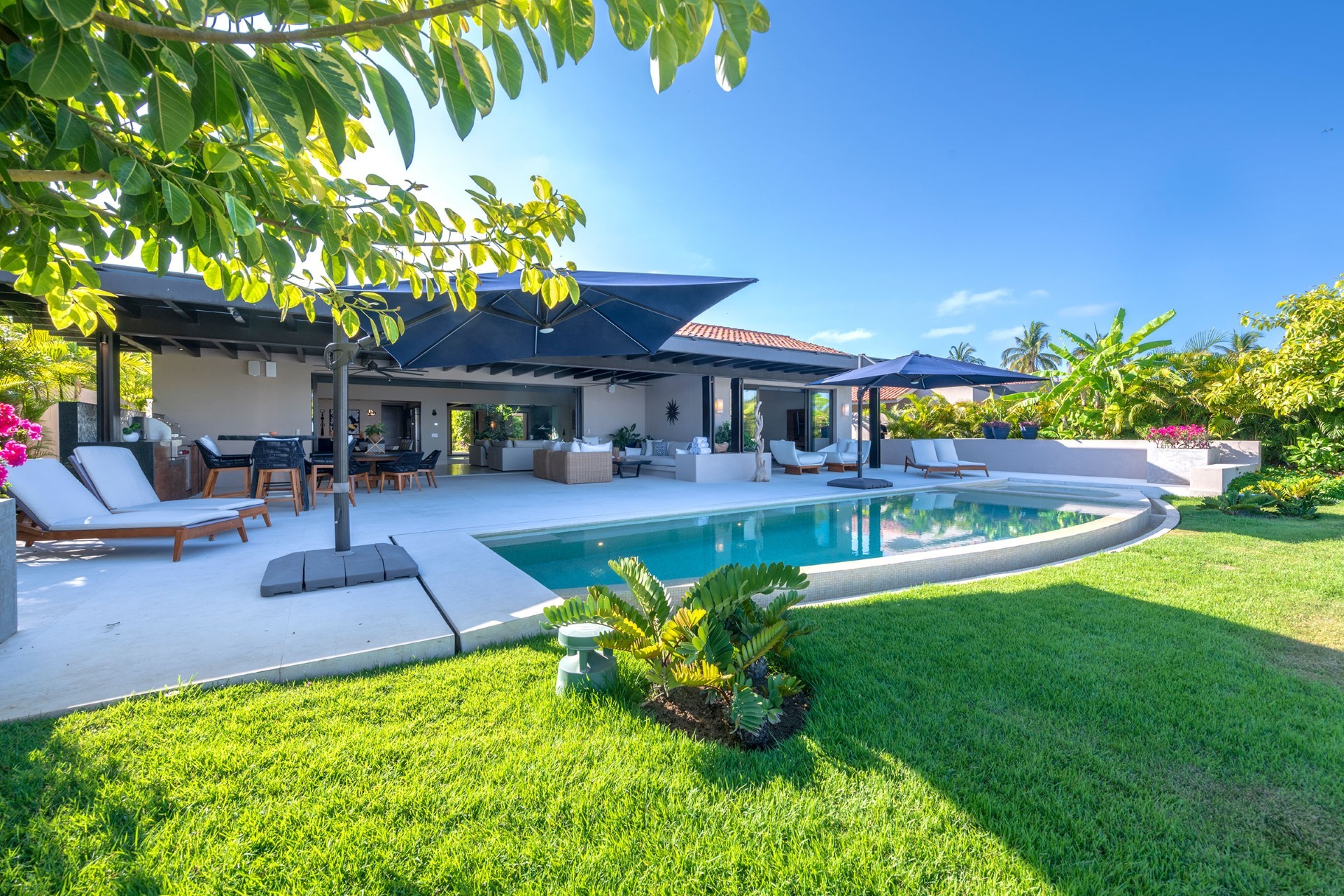 Villa Aurora – 5-Bedroom Ocean-View Villa in Porta Fortuna, Punta Mita — exterior view — luxury villa in Punta Mita